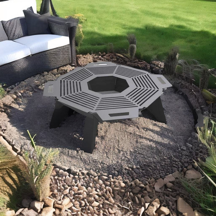 Octagon-shaped Fire Pit